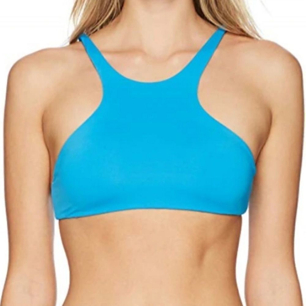 Sunsets French Blue Hollywood High Neck Top large